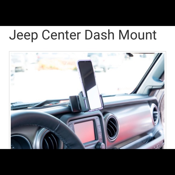 Jeep Center Dash Mount with iPhone Holder - Picture 2 of 6